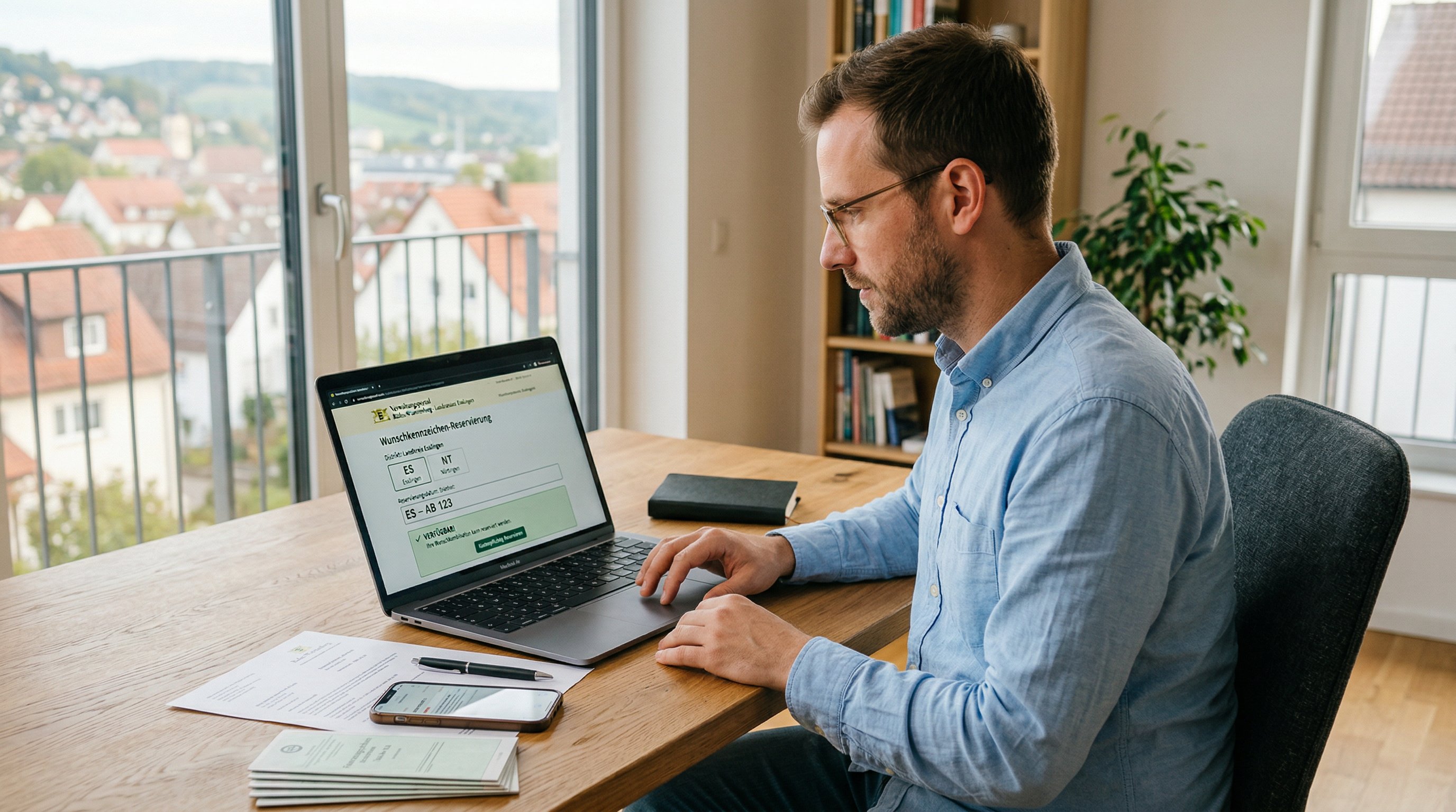 Wunschkennzeichen Esslingen am Neckar